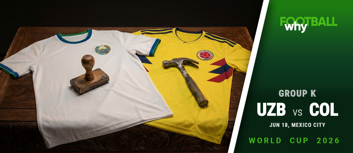 Uzbekistán vs Colombia Structural Collision